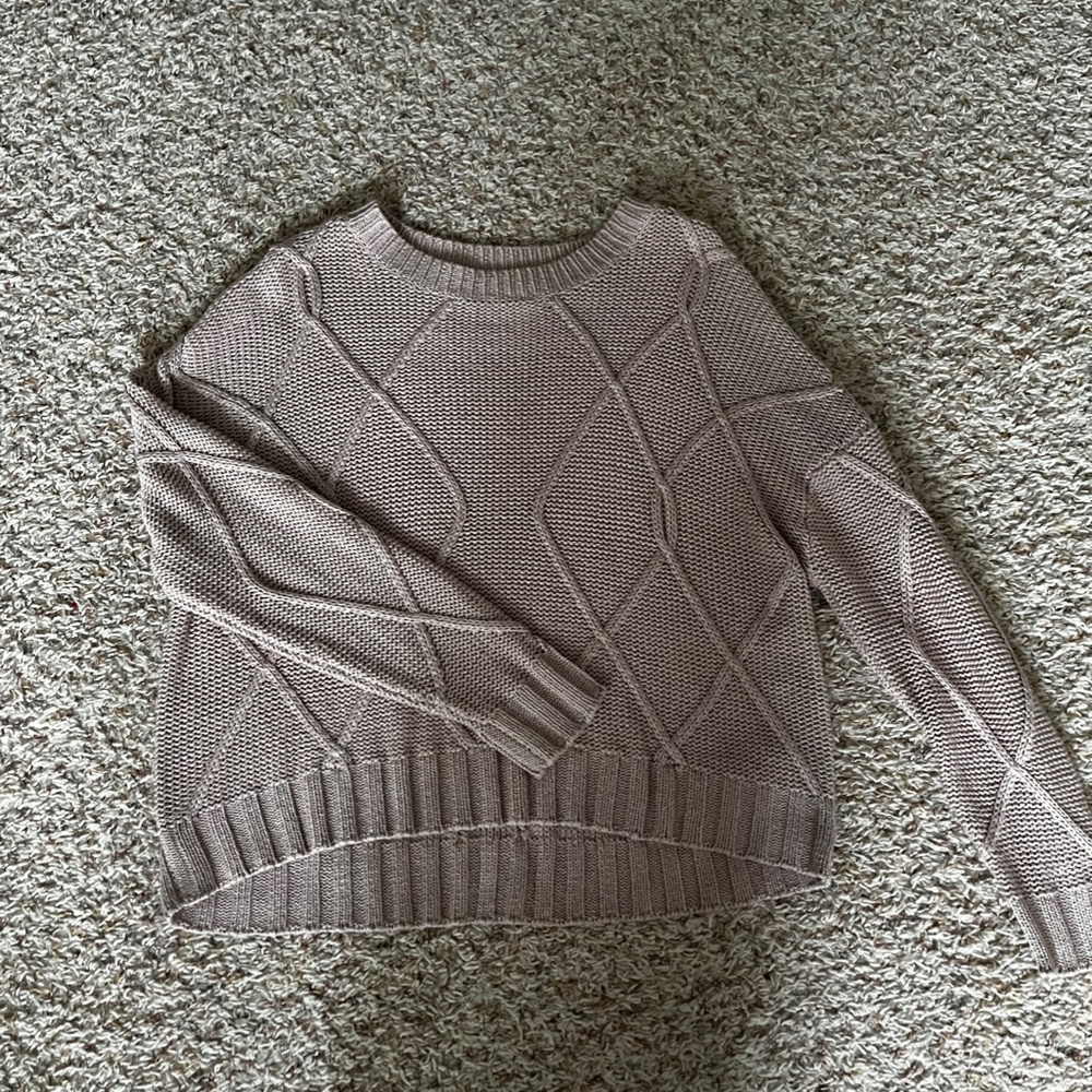 Mauve Knit Sweater